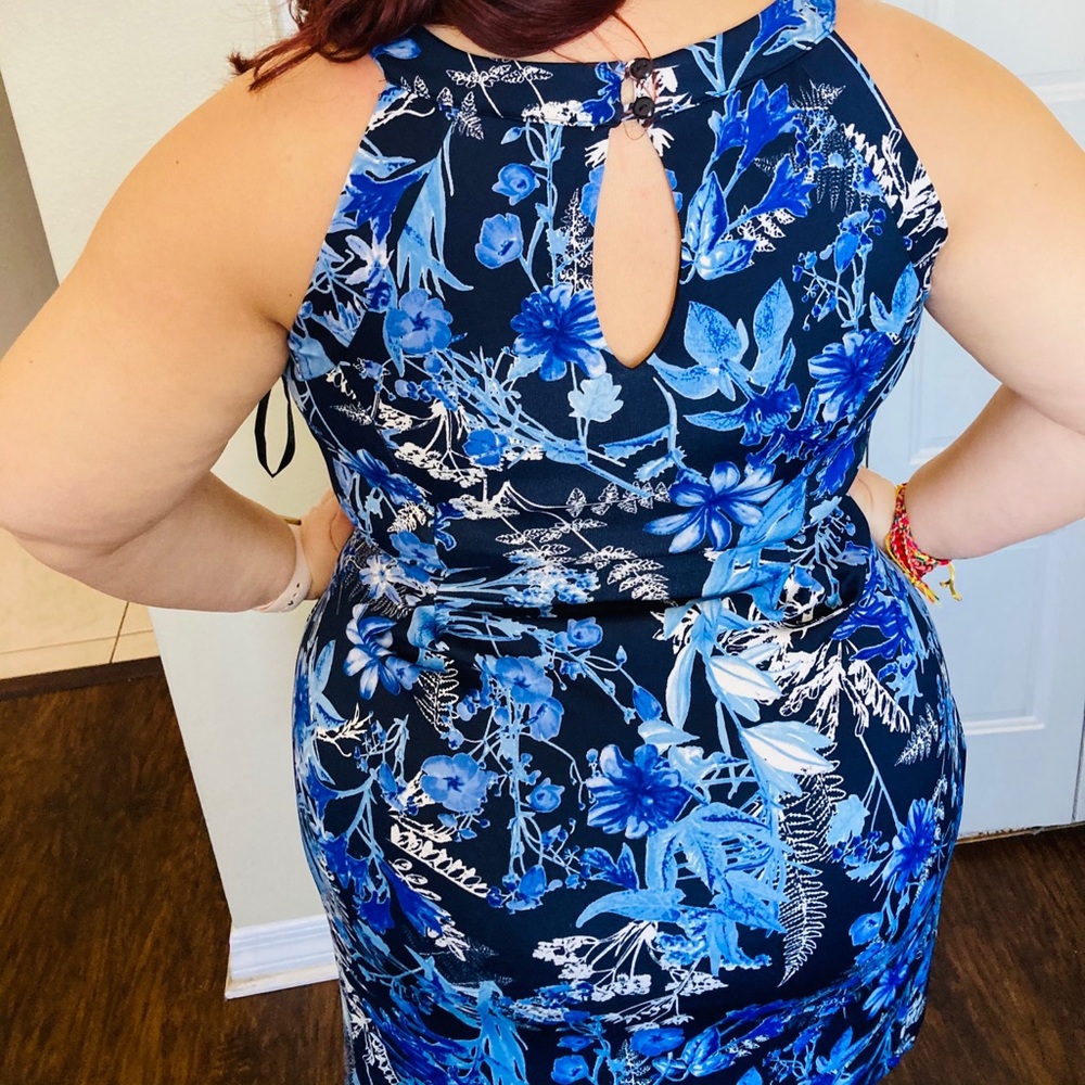 Bright blue Dress